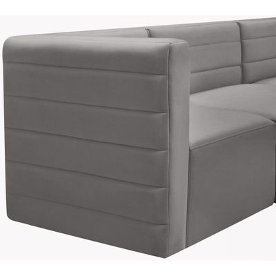 Quinn Enso 6-pieces Velvet Sectional Sofa