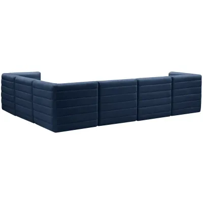 Quinn Enso 6-pieces Velvet Sectional Sofa