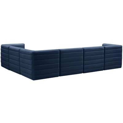 Quinn Enso 6-pieces Velvet Sectional Sofa