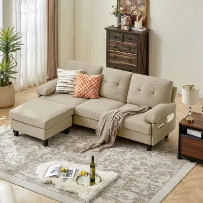 Malekia L Shaped Sectional Sofa