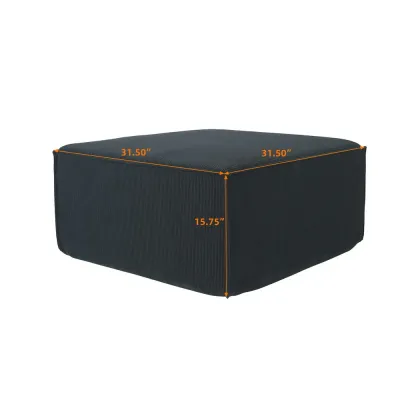 Modern Modular U-Shaped Sectional Sofa
