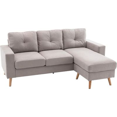 Homcom 3 Seater Corner Sofa