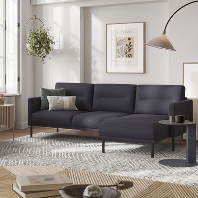 Larvik Modern Corner Sofa with Chaise-longue