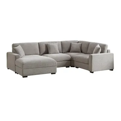 Eugenija 5 - Piece Upholstered Sectional