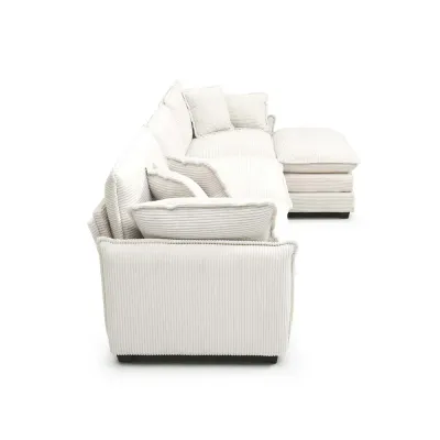 Kaoruko L-shaped Sectional Sofa With Ottoman