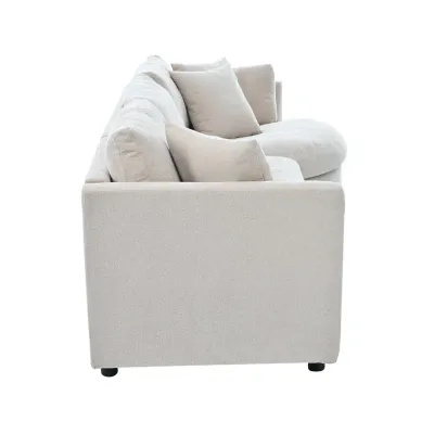Issabel Comfortable Curved Combination Sofa
