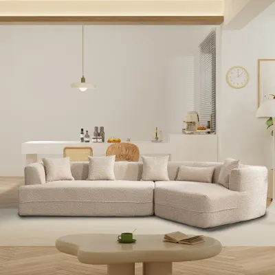 Luccardo   2-Piece Boucle Sofa