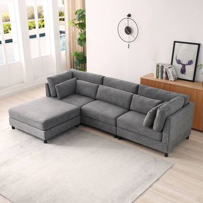 Reversibe L-Shaped Convertible Sectional Sofa Couch