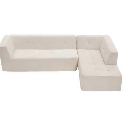 Modern Comfortable L-Shaped Upholstered Sofa