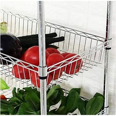 Chrome Wire Basket Shelf Kitchen Rack60 x 45 x 160cm