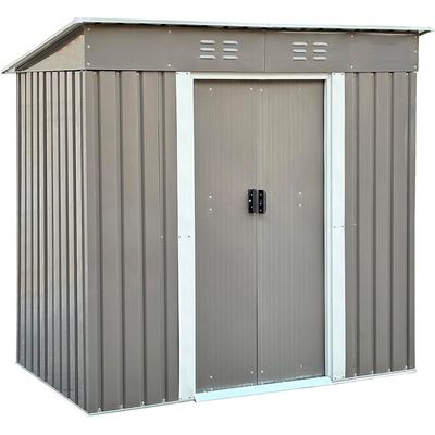 Outdoor Storage Shed with Double Lockable Doors (With Installation)