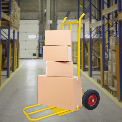 Full Metal 2 Wheel Heavy Duty Hand Truck Trolley 700lbs