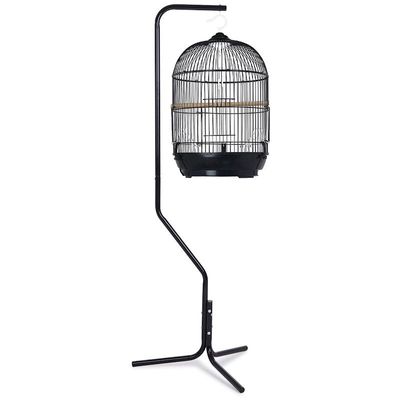 Egardenkart® Bird Cage Stand Hanging (Black with B)