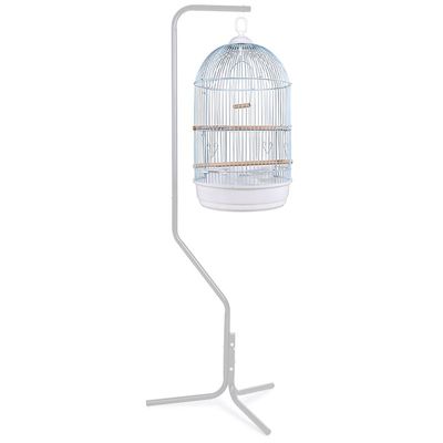 Egardenkart® Bird Cage Stand Hanging Bird Cage Stand (White with Cage B)