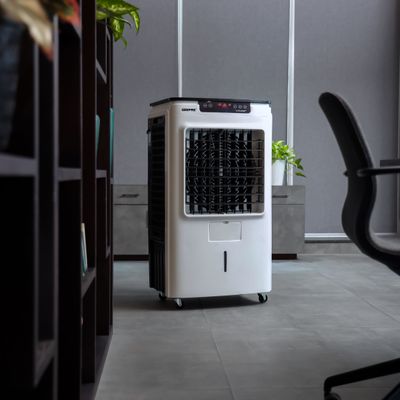 Air Cooler, 20L Tank & Ice Compartment, GAC9495 | Portable Ergonomic Design with 4 Speed | LED Control Panel with Remote | Wide Oscillation | Ideal for Home, Office & More