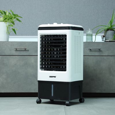 Air Cooler, Ice Compartment & Remote Control, GAC9576 | Portable Ergonomic Design with 4 Speed | LED Control Panel | Wide Oscillation | Ideal for Home, Office & More