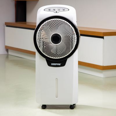 Rechargeable Air Cooler, 7 Hours Working, GAC9580 | 12V 4.5Ah rechargeable battery | 15Hrs Charging Time | 3 Speed, 3 Wind Mode | 7L Water Tank