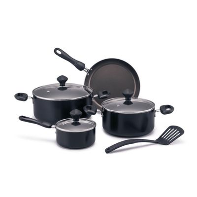 Prestige 8 Pcs Value Pack Cookware Set | Non-stick Pots and Pans Set | Induction Base Cooking Set - PR22483