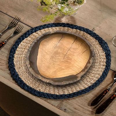 Wooden plate-28×6CM-Natural Wood Color