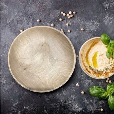 Wooden plate-36×6CM-Natural Wood Color