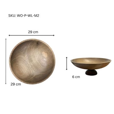 Wooden plate-29×6CM-Natural Wood Color