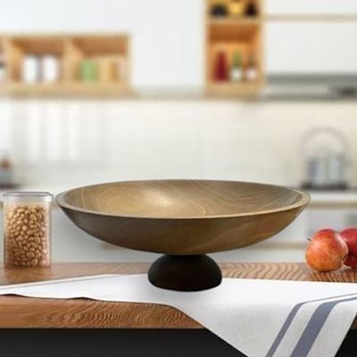 Wooden plate-29×6CM-Natural Wood Color