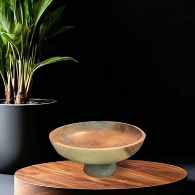 Wooden plate-22×6CM-Natural Wood Color