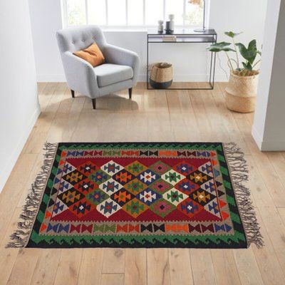 M6 Woolen Kilim - 100 × 200 CM Rugs