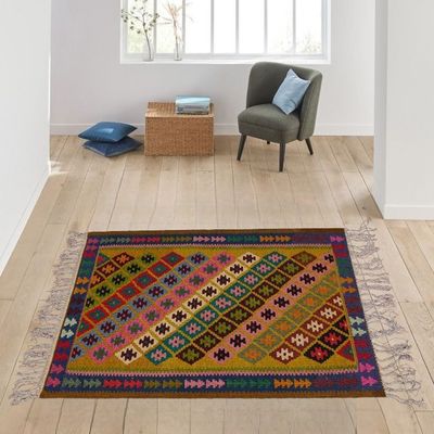 M7 Woolen Kilim - 100 × 200 CM Rugs