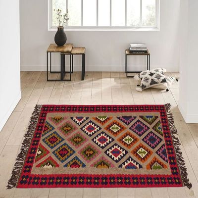 M12 Woolen Kilim - 100 × 200 CM Rugs