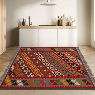 L6 Woolen Kilim - 200 × 300 CM Rugs