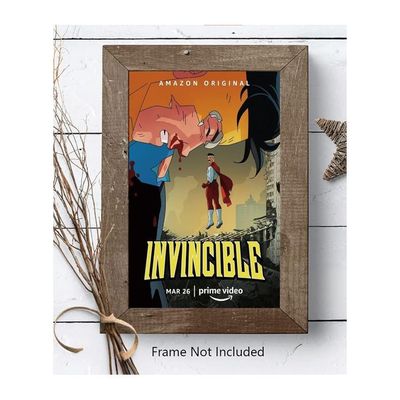  Anime Cartoon Invincible Poster 30X45Cm