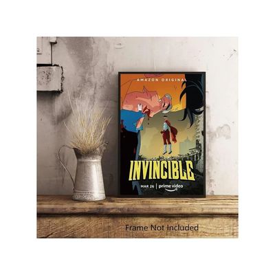  Anime Cartoon Invincible Poster 30X45Cm