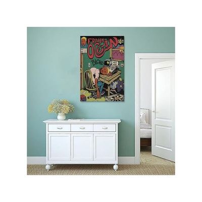  Frank Ocean 'Blonde' Album Comic Poster – Music Poster For Room Aesthetic, Canvas Wall Art, 12X18 Inch (30X45Cm), Perfect For Bedroom Decor