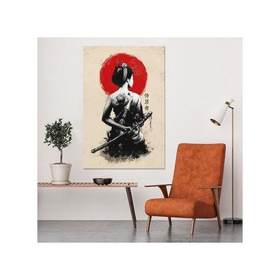  Retro Asian Art Poster Japanese Wall Decor Contemporary Japanese Poster Asian Decor Canvas Painting Pictures For Wall Art Unframed  16X24 Inchs