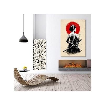  Retro Asian Art Poster Japanese Wall Decor Contemporary Japanese Poster Asian Decor Canvas Painting Pictures For Wall Art Unframed (61L X 40.6W Cm, Multi 01)