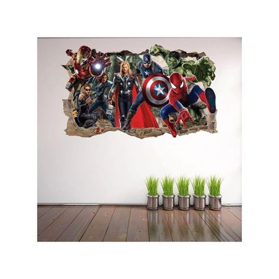  Superhero Wall Decal For Boys Room Decor