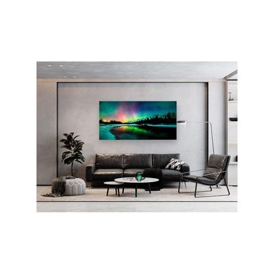 Wall Aurora Scenery Painting On Canvas Prints Stretched And Framed Pictures To Photo Paintings On Canvas Ready To Hang For Home Ations Office Wall Xxlarge 30X60 Inch