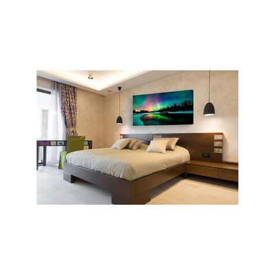 Wall Aurora Scenery Painting On Canvas Prints Stretched And Framed Pictures To Photo Paintings On Canvas Ready To Hang For Home Ations Office Wall Xxlarge 30X60 Inch