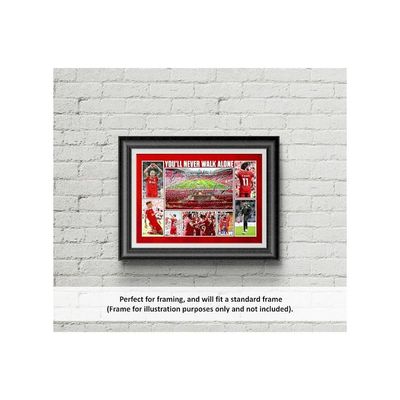 Liverpool 2023/4 Team Player Multi Signed A4 Montage Photo Print Pre Printed Signature Autograph Football Gift