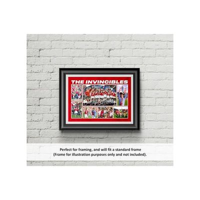 The Invincibles 2003/4 Team Player Multi Signed A4 Montage Photo Print Pre Printed Signature Autograph Football Gift