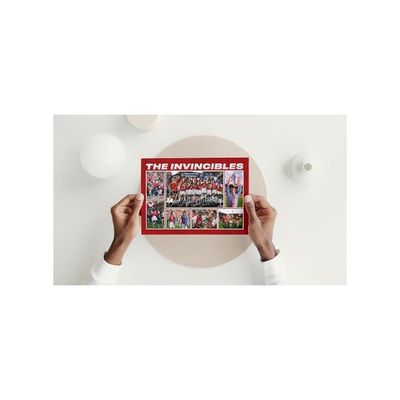The Invincibles 2003/4 Team Player Multi Signed A4 Montage Photo Print Pre Printed Signature Autograph Football Gift