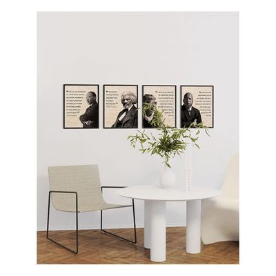 African American Wall Art Black History Posters For Classroom Black History Month Posters & African American Decor, Us History Classroom Decorations Unframed (8" X 10")