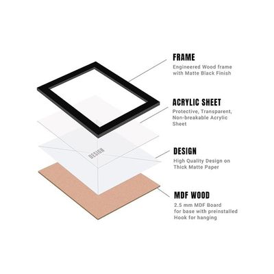 Akki Wold Virat Kohli Framed Poster For Living Room, Office, Cafe