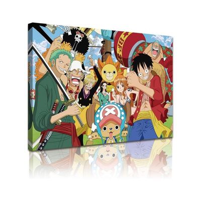 Anime Poster The Straw Hat Pirates Print On Canvas Luffy Zoro Painting Wall Art For Living Room Decor Boy Gift