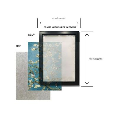 Bar Posters For Home Bar - Kitchen Posters With Frame - Food Quotes Framed Posters - Restaurant Decoration Item (Eat Well)