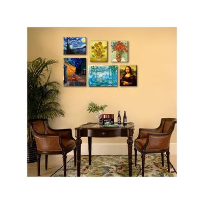 Canvas Prints Wall Art Mona Lisa By Leonardo Davinci, The World Classic Paintings Reproductions For Living Room, Office Home Decoration 12"X16"