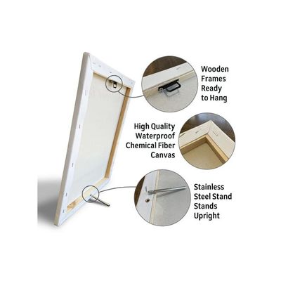 Canvas Wall Art 2 Corinthians 6:18- I Am The Daughter Of A King Inspirational Quote Scripture Sign