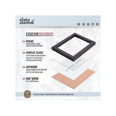 Dream Big Work Hard Stay Focused Frames For Wall - Motivational Quotes Frames - Poster With Frame - Quotes Wall Frames - Student, Office - (14 X 11 Inches)