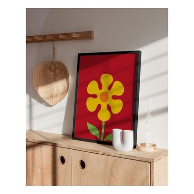 Flower Poster For Teen Girls Room – Trendy Wall Art, Cute Aesthetic Bedroom Decor, Flower Market Poster For Girls Bedroom (Unframed, 12” X 16”)